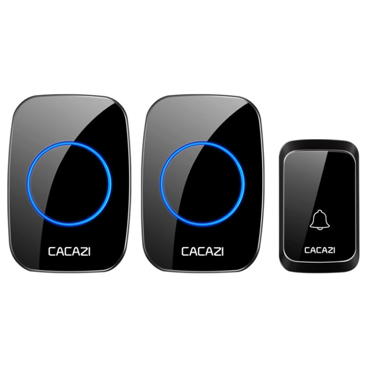 CACAZI A06-DC 1 to 2 Battery Smart Home Wireless Waterproof Doorbell CACAZI A06-DC 1 to 2 Battery Smart Home Wireless Waterproof Doorbell